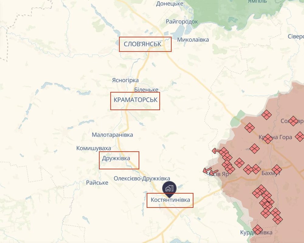 Ukraina p&euml;rg&euml;njeshtron Mosk&euml;n: Kostiantynivka mbetet n&euml;n