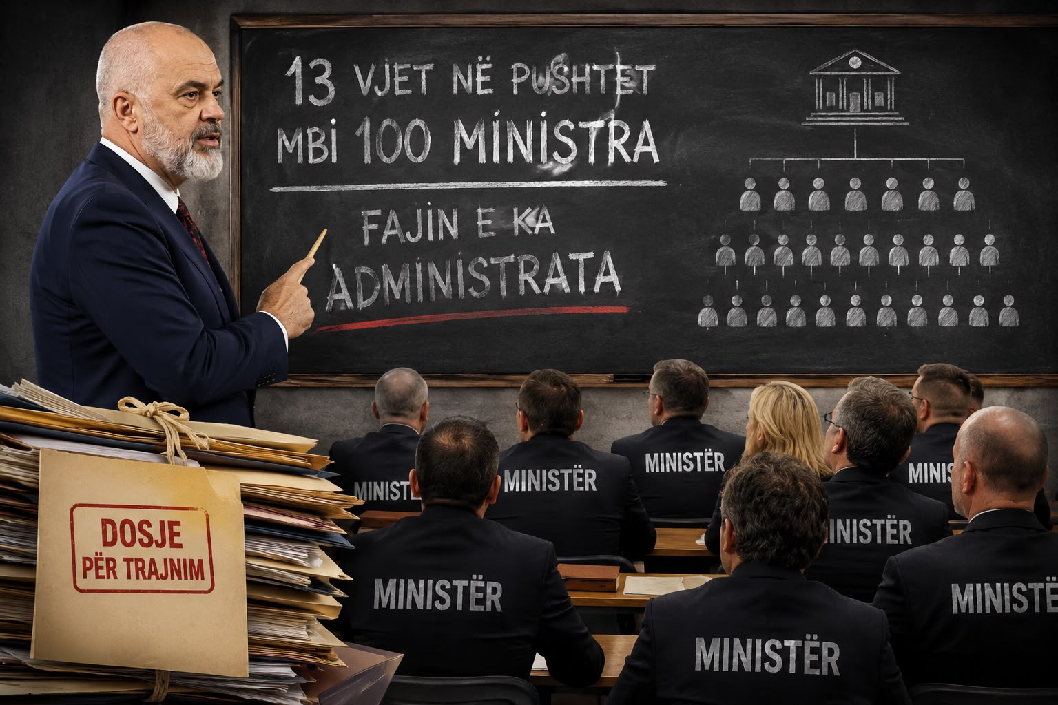 13 years, four governments, over 100 ministers… and the administration is