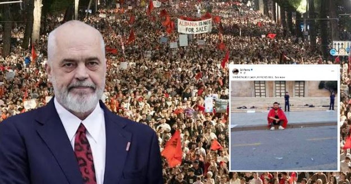  Unë s jam si ti  je autor i halleve të mia   protestuesi i përgjigjet Ramës  Fotoja ime në murin tënd më bën pis 