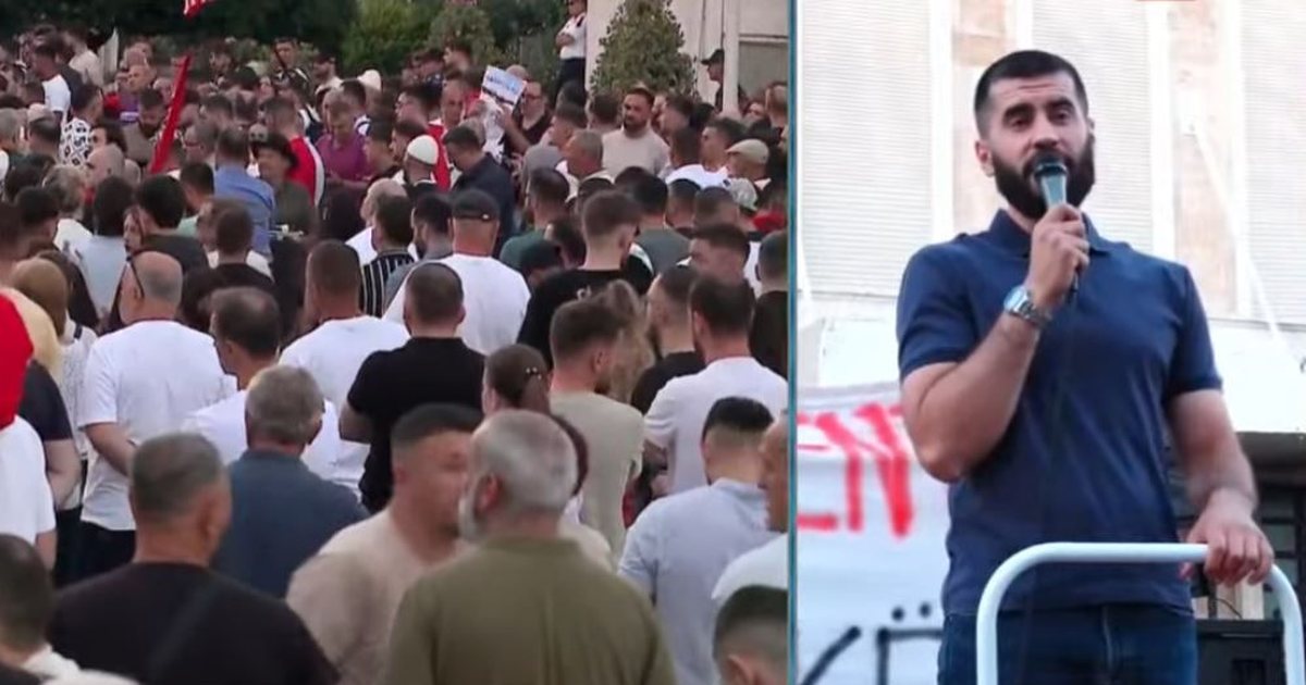  Na ka ardhur në majë të hundës  ndaj marshuam drejt Rinasit    Protestuesi që u procedua nga Policia  Ka lindur populli që nuk njeh më frikë