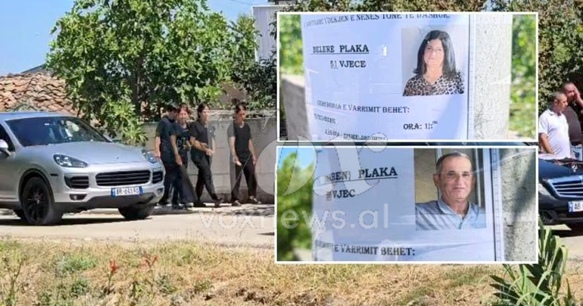 Foto  Burrë e grua që u vranë nga ish dhëndri  Këta janë Arbeni dhe Lela  51 vjeçarja ishte mësuese 