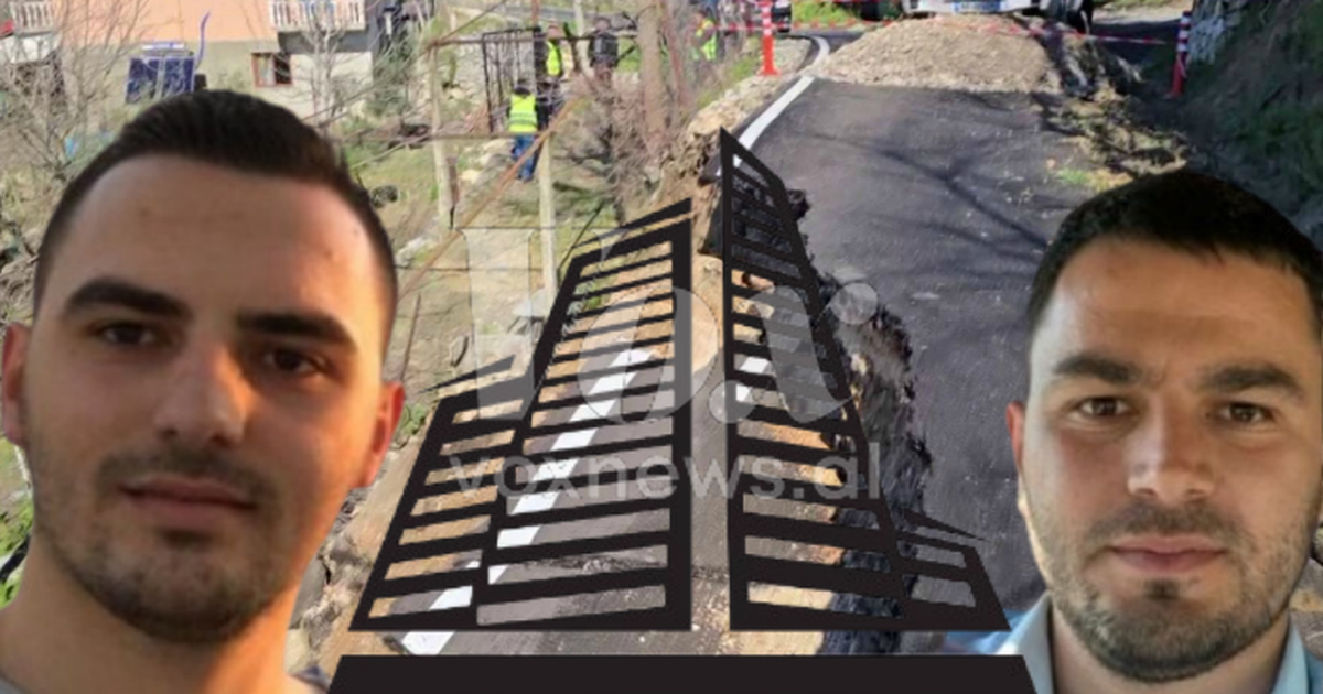 FOTO skandali në Mallakastër  Asfalti përfundon në oborrin e një shtëpie  banorët  Mungojnë standardet 