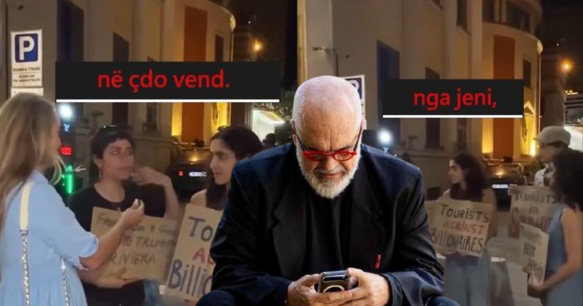 Rama publikon videon  Shihni se kush ka ardhur si  turist  për të shpëtuar Shqipërinë