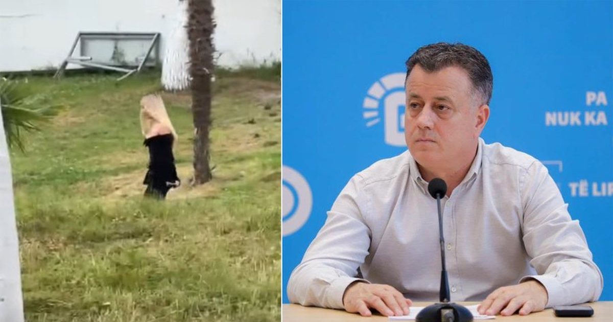 Kush është vajza që largohet nga oborri i burgut  Flamur Noka  Është eskortë  burgu i Peqinit është kthyer në motel  VIDEO 