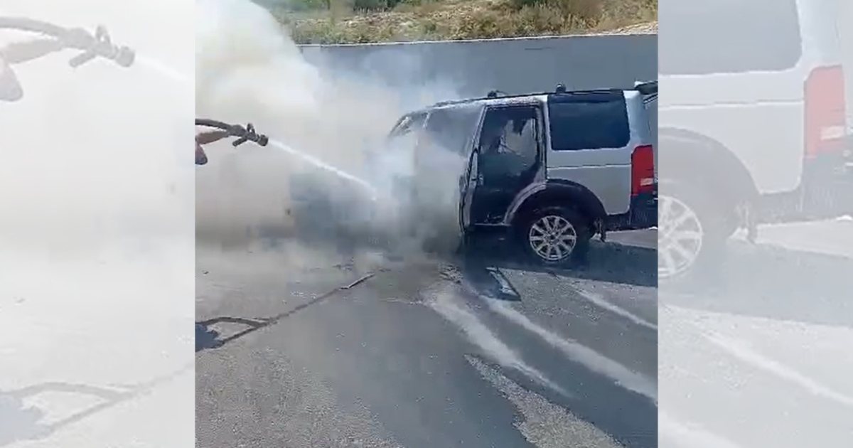 Detaje  Automjeti përfshihet nga flakët në Llogara  teksa ecte në rrugë 