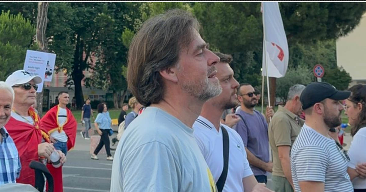 Ish zv ambasadori i OSBE së filmohet në protestë