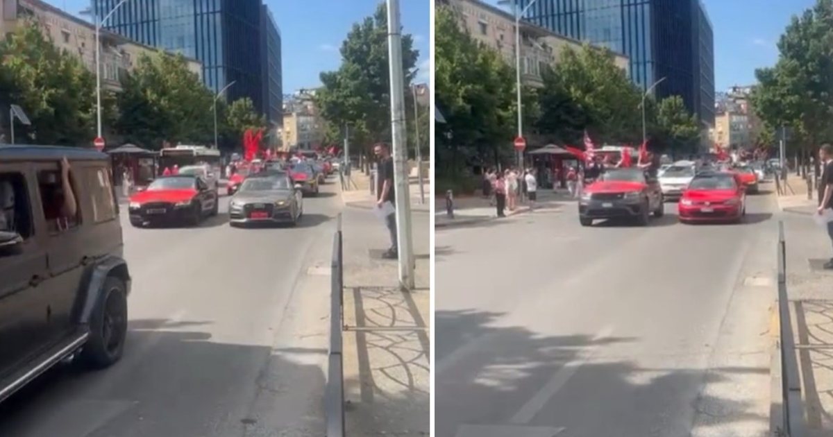 VIDEO  Diaspora  pushton  rrugët e Tiranës  mijëra emigrantë vijnë për të protestuar