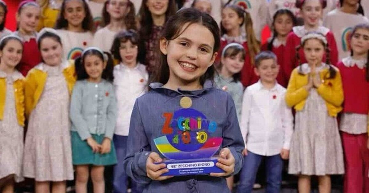 9 vjeçarja shqiptare triumfon në Festivalin e Zecchino D Oro në Itali