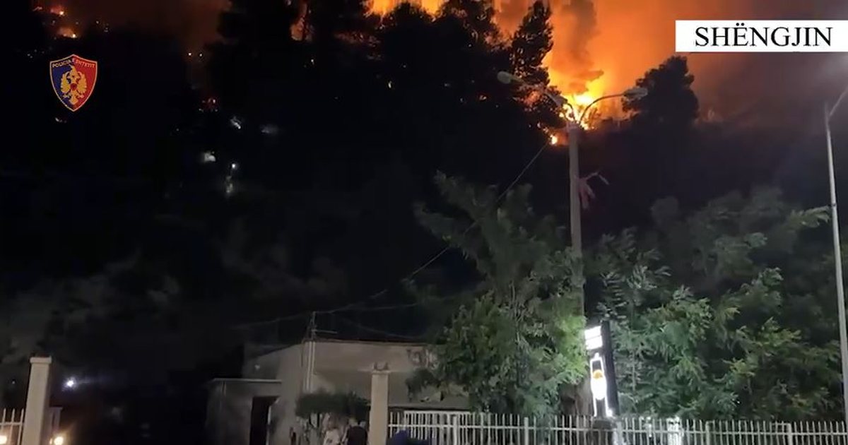 Tentoi të fshehë provat duke fshirë pamjet e kamerave të sigurisë  arrestohet 57 vjeçari për zjarrin ne malin e Shëngjinit