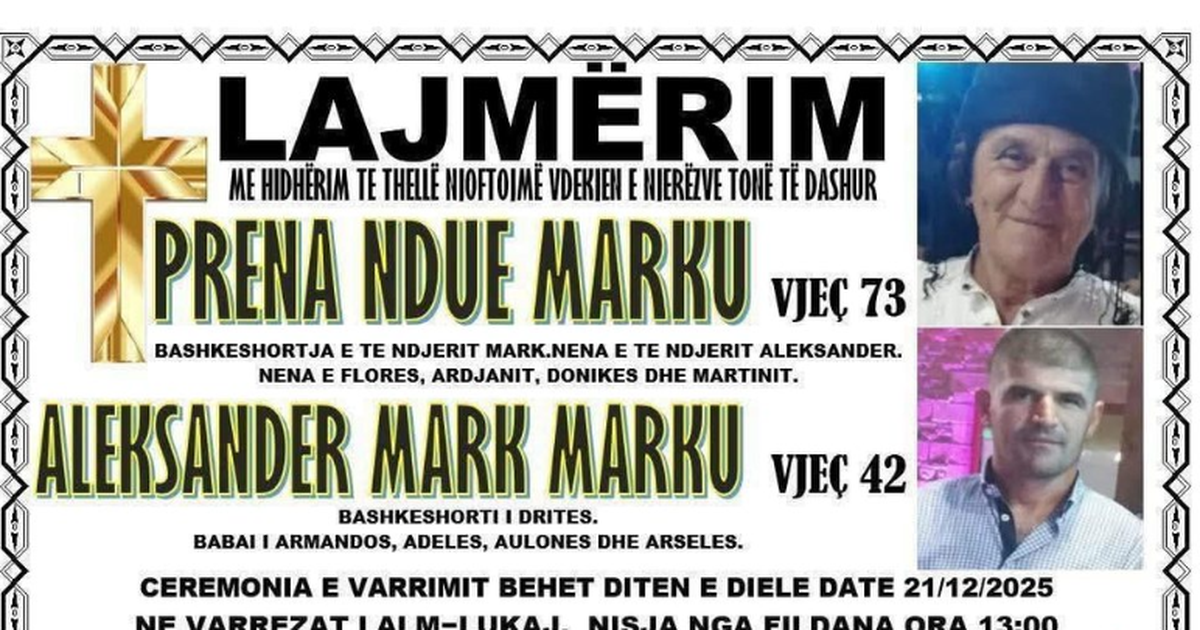 TRAGJIKE në Lezhë  nëna i jep fund JETËS pas vdekjes së djalit 