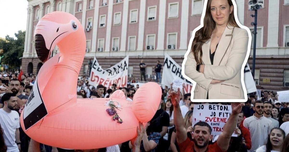 Eurodeputetja italiane  Po na mësoni shumë me protestën në Tiranë  do jemi me ju në shesh  Evropa duhet t ju dëgjojë