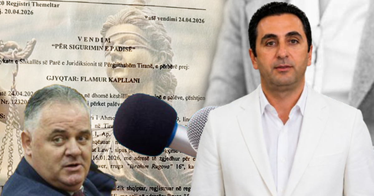  Kërkoi që ti paguanin  bossit  te MegaTeg 680 mijë euro   Gjyqtarja përjashton kryetarin Flamur Kapllani nga procesi kundër mediave 
