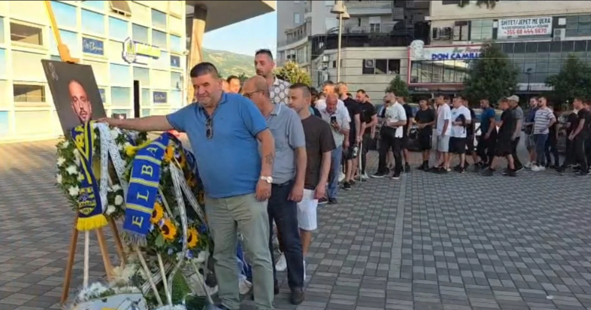 U nda tragjikisht nga jeta pas një aksidenti  qyteti i Elbasanit mban homazhe për futbollistin Fatjon Bunjaku