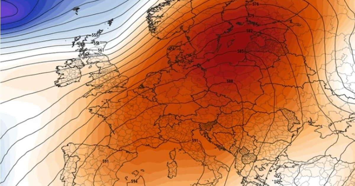  Kupola e Nxehtësisë  mbi Evropë  temperaturat pritet të shkojnë deri në 45°C
