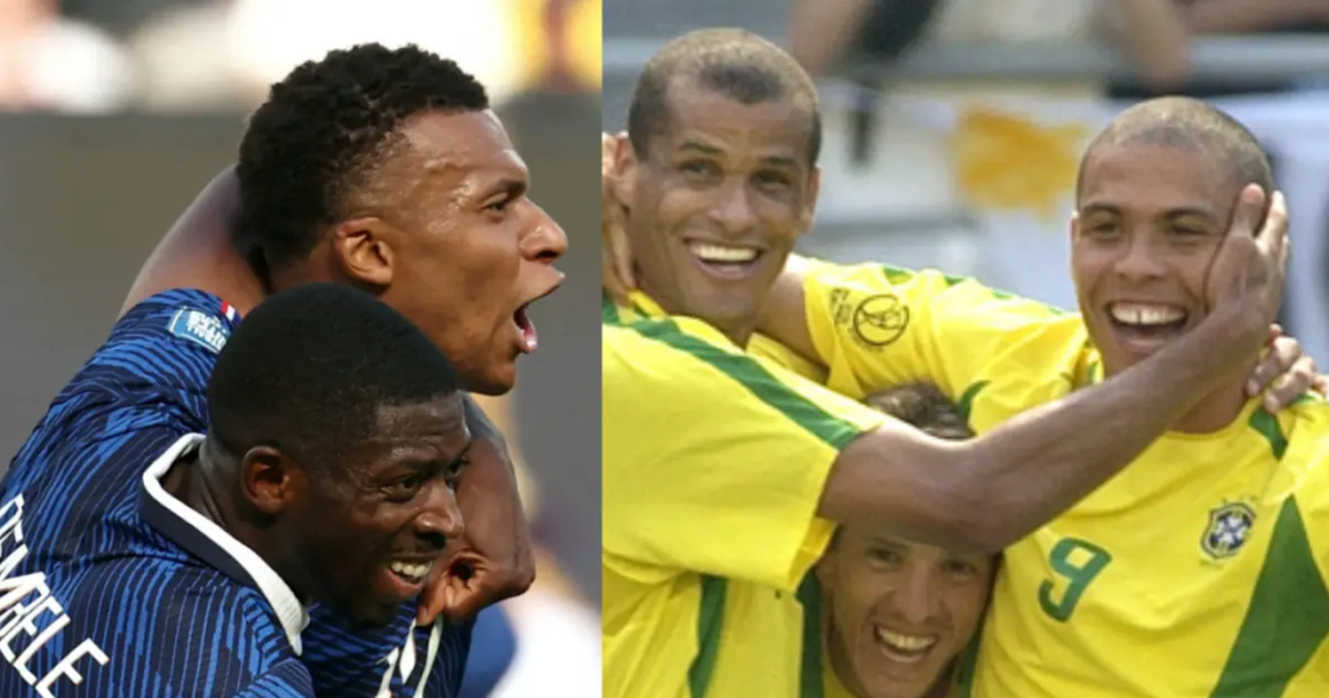 Mbappe dhe Dembele barazojnë rekordin e Ronaldos dhe Rivaldos të vendosur në Botërorin 2002 it