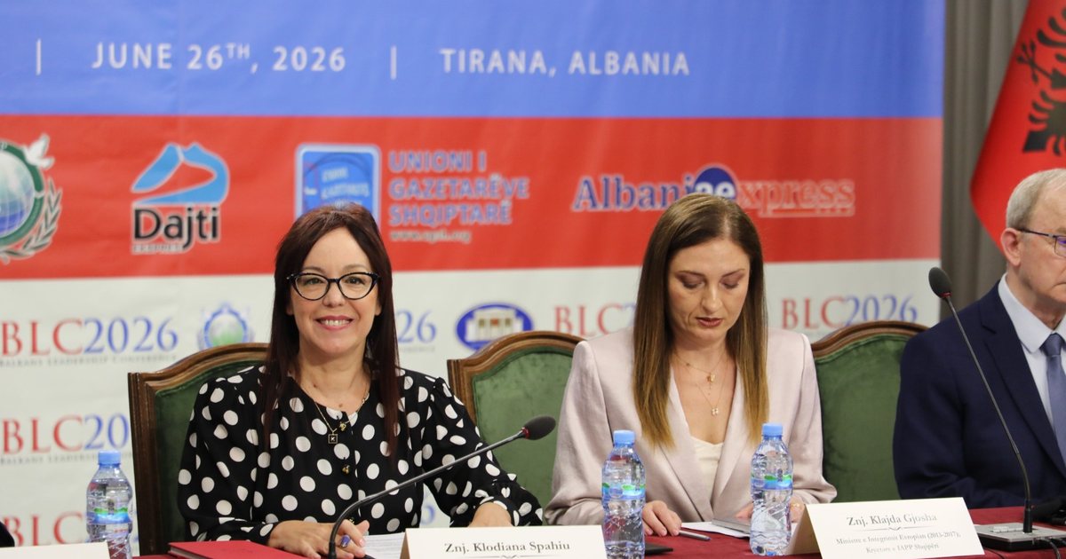 Klodiana Spahiu në Konferencën e Lidershipit Ballkanik 2026  Shqipëria ka bërë hapa konkretë kundër dezinformimit