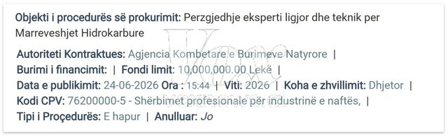 skandal-genci-terpo-i-akbn-se-tender-100-mije-euro-per-te-caktuar-ekspert-ligjor-dhe-teknik-per-marreveshjet-hidrokarbure