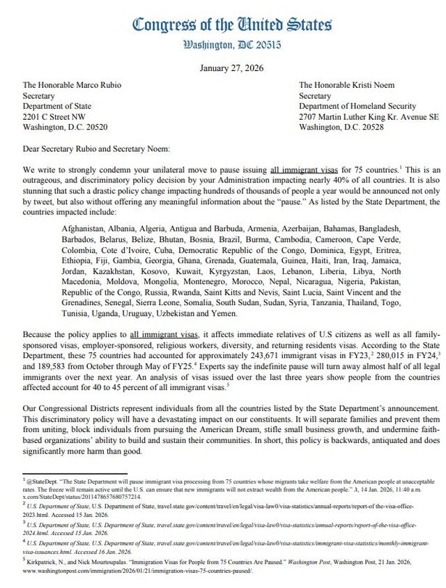 Përfshihet edhe Shqipëria/ 75 kongresmenë letër Rubios: