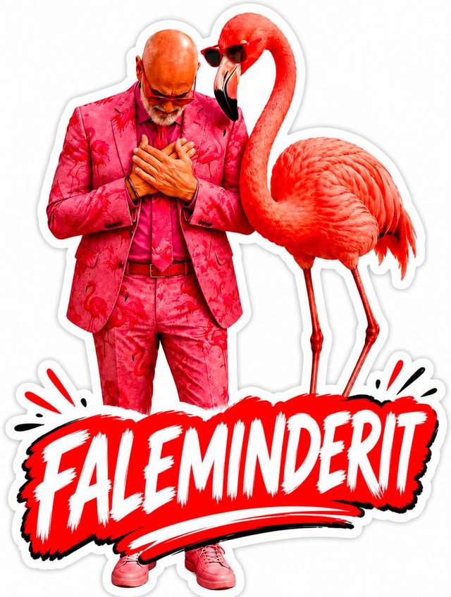 Krah flamingos dhe me kokën ulur, Rama: Faleminderit për urimet dhe