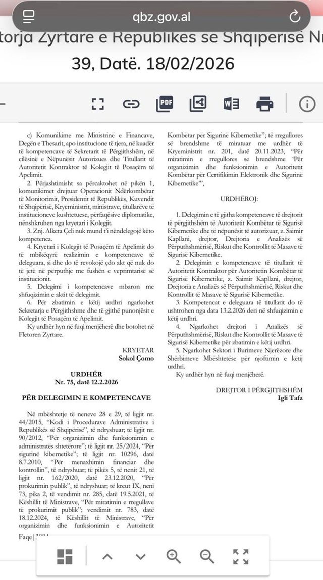 Igli Tafa emëron pasardhësin e tij në ASKS, në