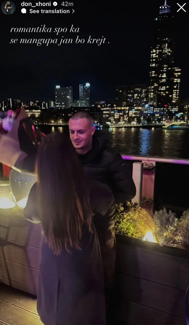 Don Xhoni në një lidhje të re dashurie? Reperi poston foto me