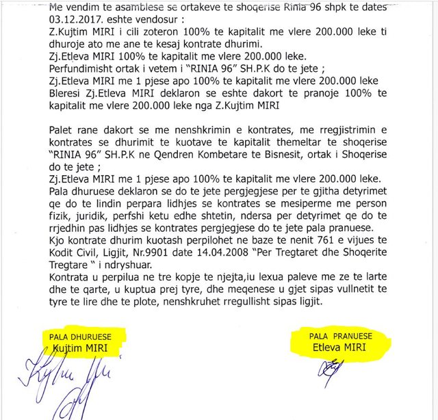 Bushi i Krujës i jep gjithmonë tenderat e pastrimit firmës