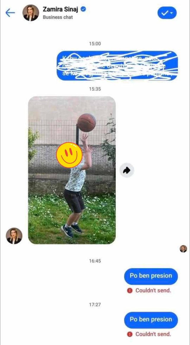 Akuzat se shantazhoi protestuesin me foton e djalit duke luajtur basketboll,