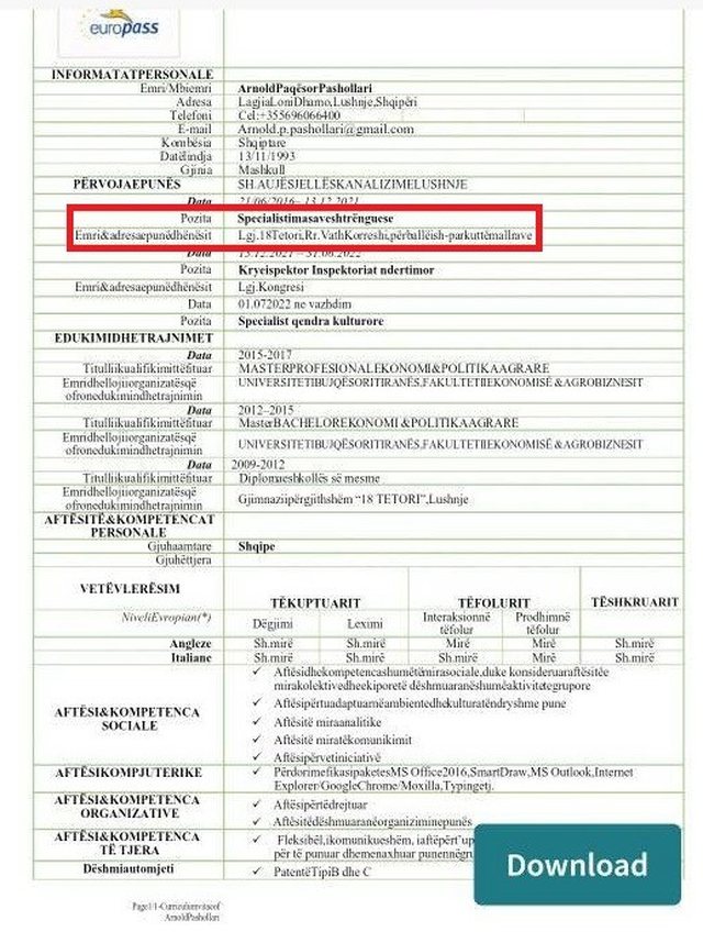 Inspektorja denoncon në VoxNews: Drejtori i Përgjithshëm i Task