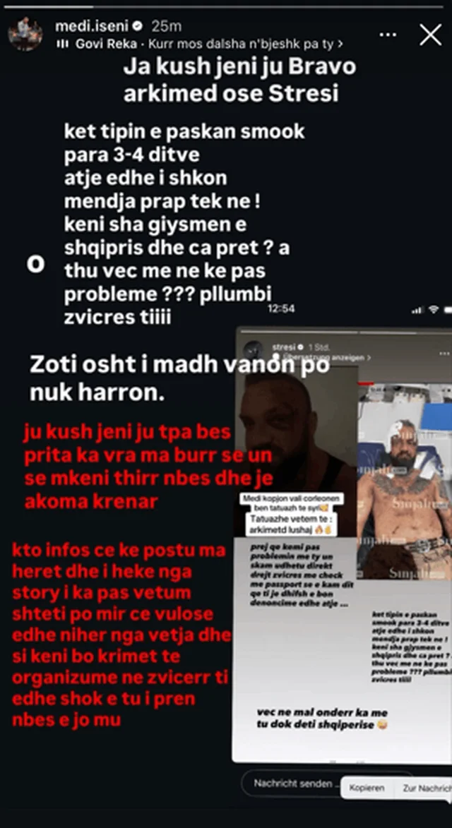 Medi Iseni reagon ashpër pas deklaratës së Stresit për
