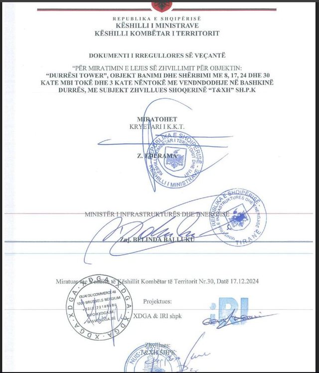 Leje për 4 kulla deri në 30 kate në qendrën historike