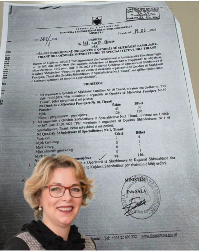 Noka, akuza ministres Evis Sala: Po i shërben Klodian Allajbeut me
