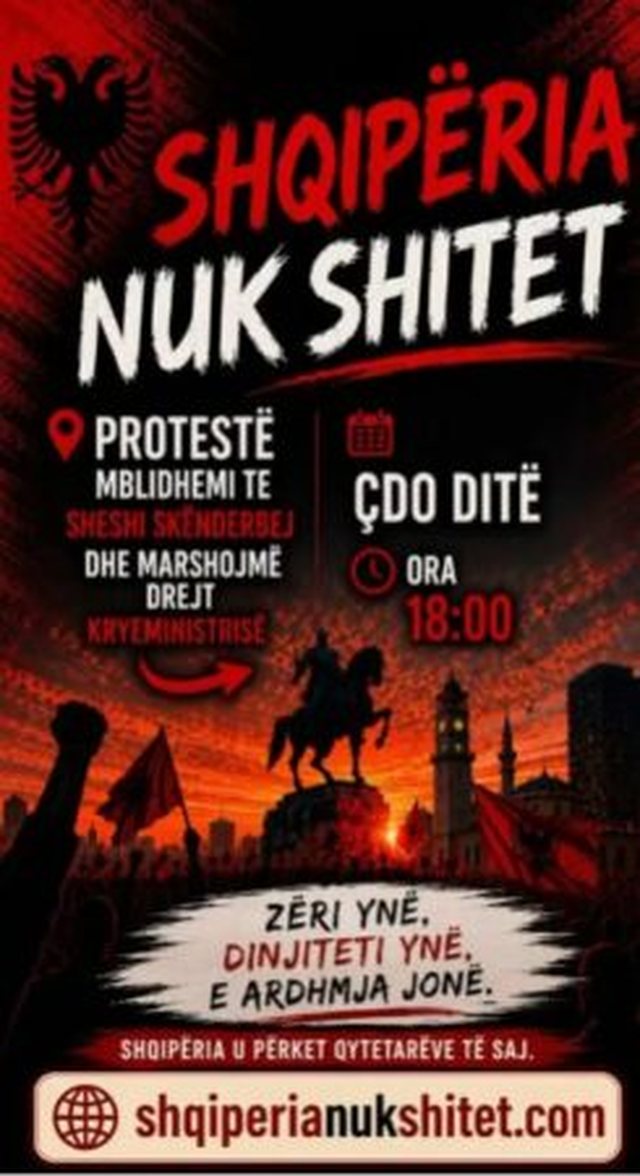 "Shqipëria nuk shitet", sot protesta e tetë në