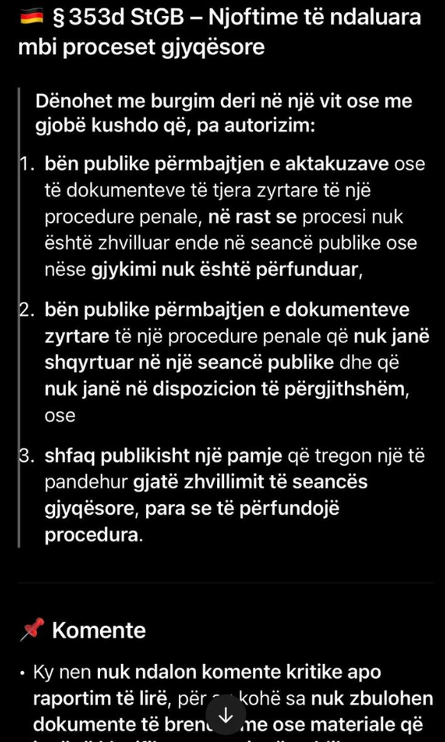Ekskluzive/ Nenet e Kodit të ri Penal u kopjuan nga Turqia, një model