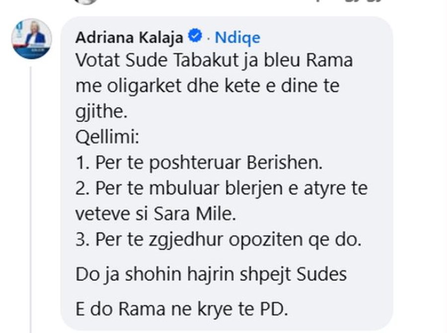 AKUZA brenda PD/ Tabaku mbledh mbi 20 mijë vota në Tiranë,