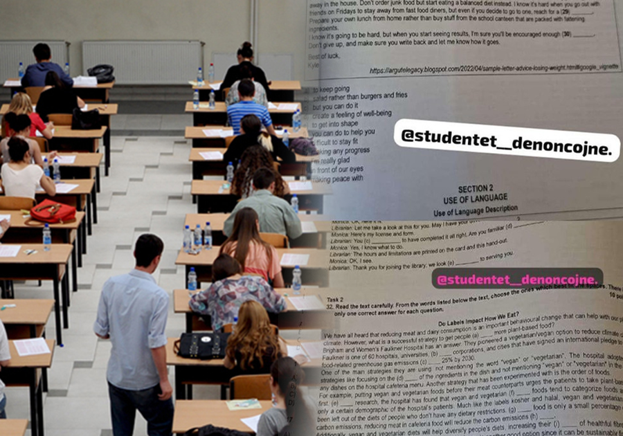 Publikohet teza e provimit të maturës