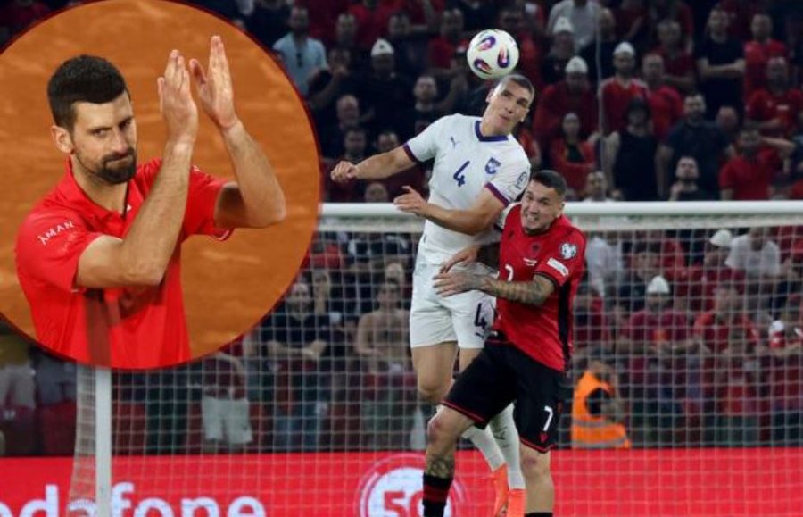 Ndeshja Shqipëri-Serbi/ Nuk mungon edhe reagimi nga tenisti Novak