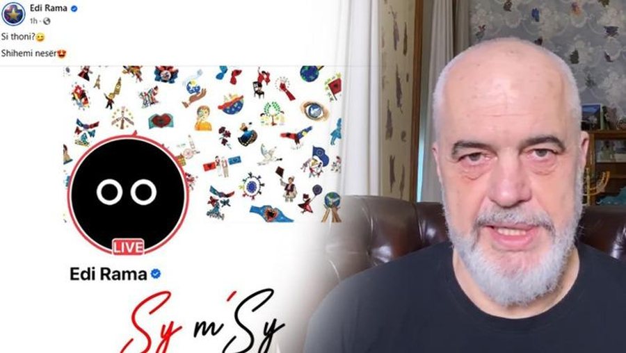 Rama rikthen me rubrikën “Sy m’Sy”, mesazh