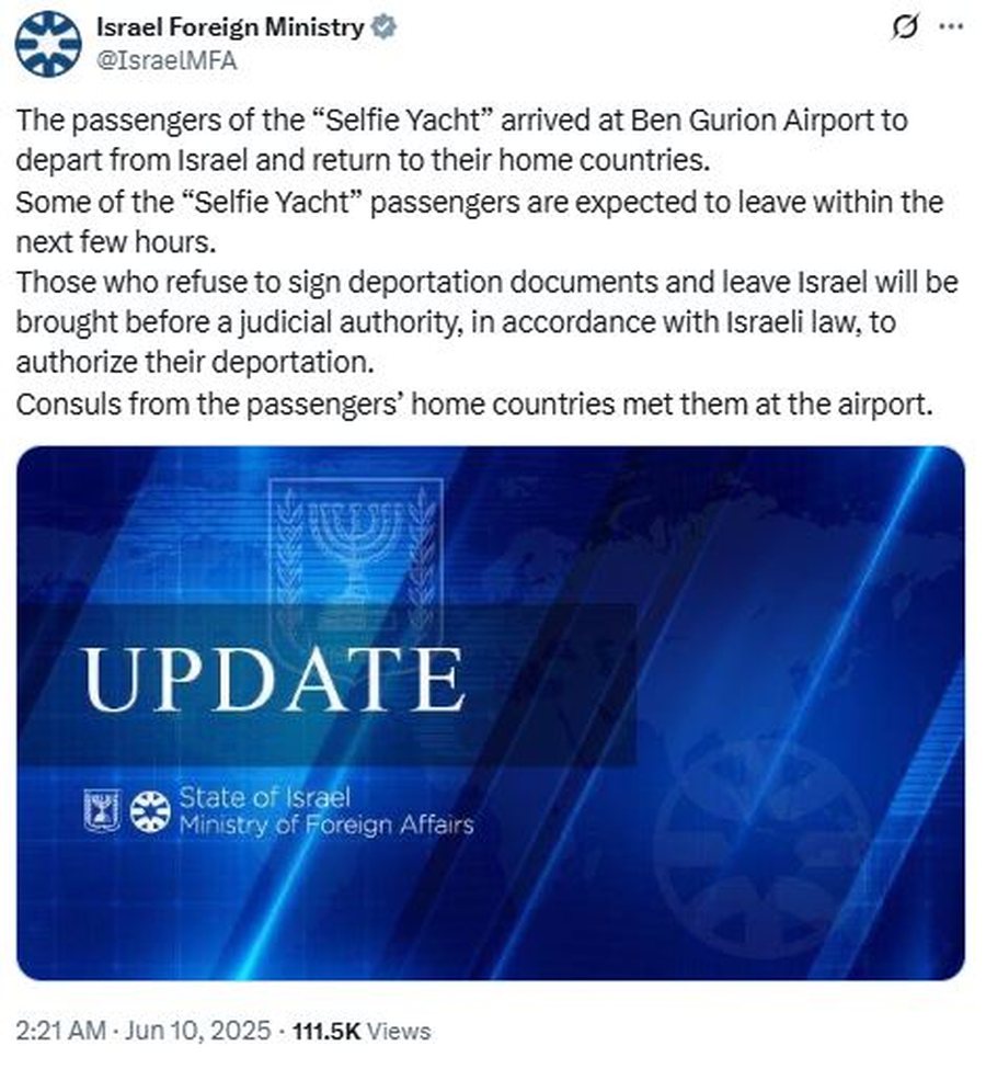 Madleen/ Aktivistët pro-palestinezë çohen në aeroport,