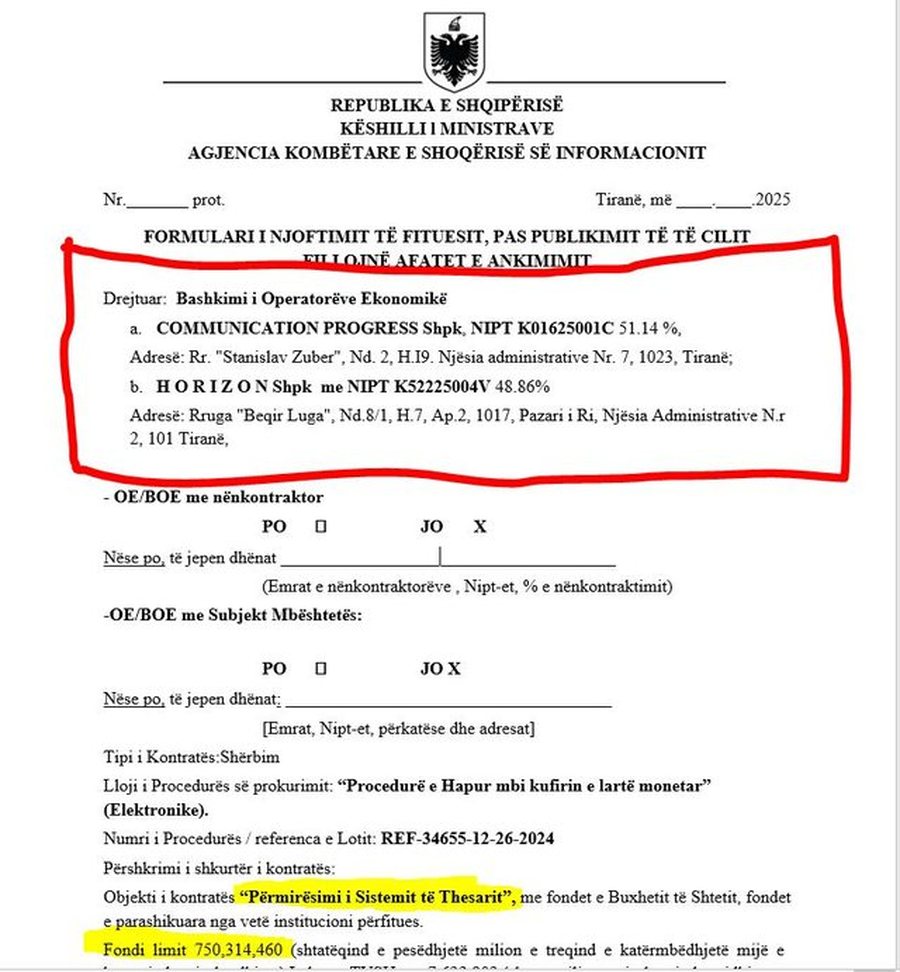 AKSHI 'dorëlëshuar' me Ermal Beqirin! I jep tenderin e