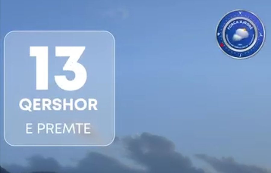 HARTA LIVE: Parashikimi i motit, edhe sot mbizotërojnë temperaturat