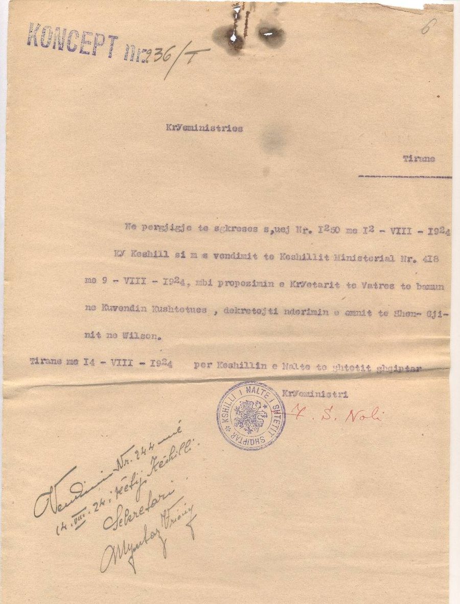 "Nga Shëngjin ta quajmë Willson, si mendoni?"/ Ideja e