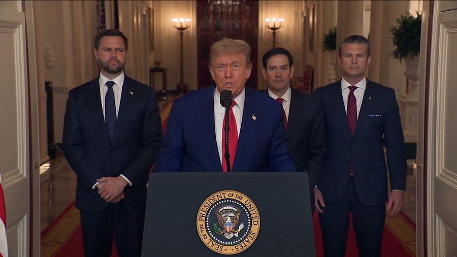 Trump del në konferencë emergjente pas sulmit: Irani të