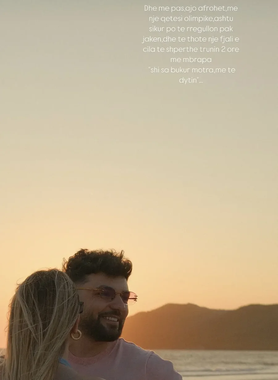 Olsi Bylyku ndan një moment të ëmbël… dhe një