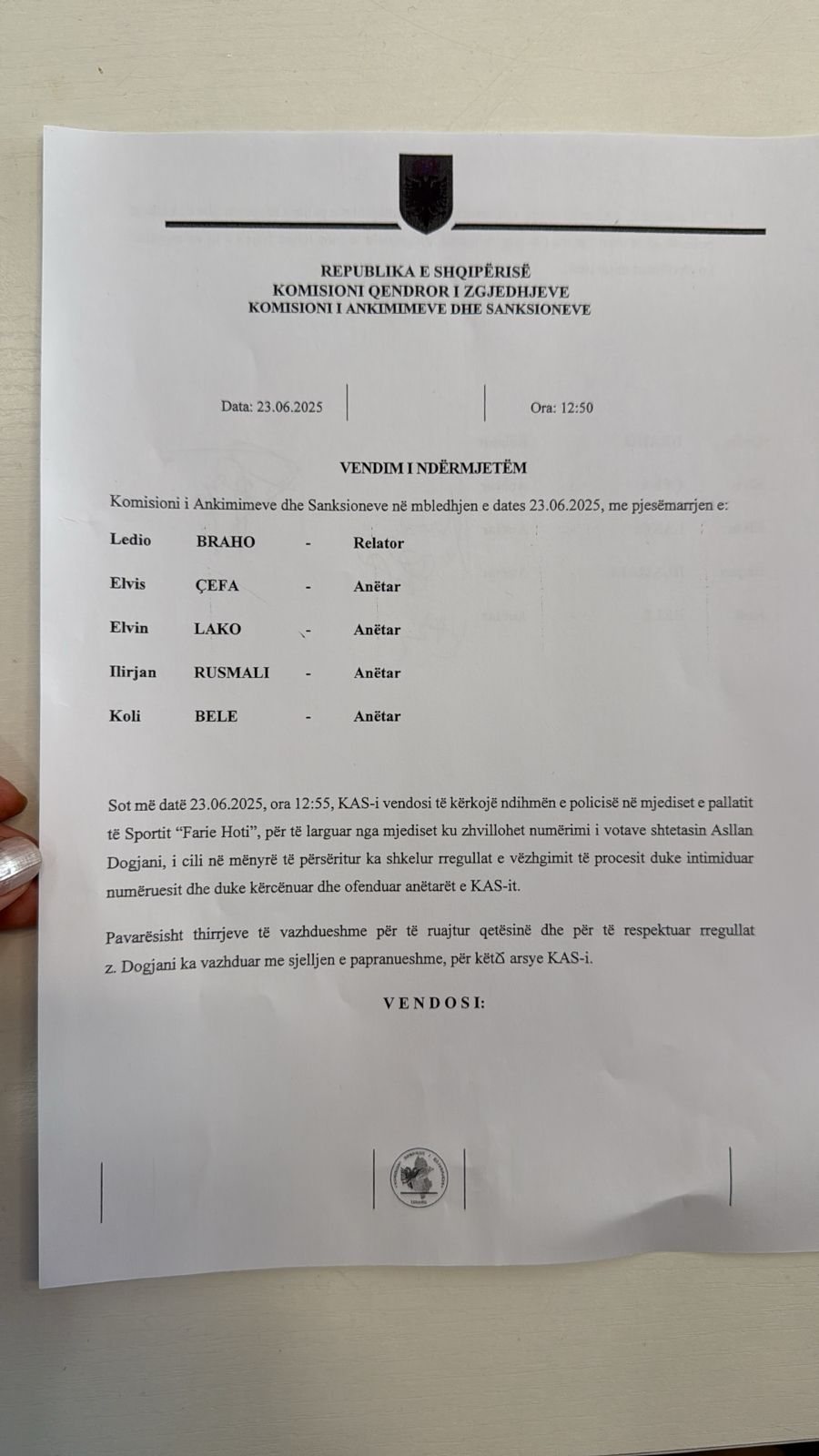 Rinumërohet "Tirana", PD&PS me minus/ KAS i shpalli