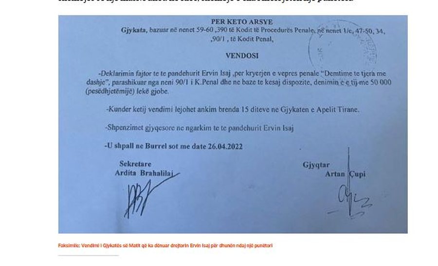 "Dënime, kërcënime dhe pasuri!"/ Çfarë