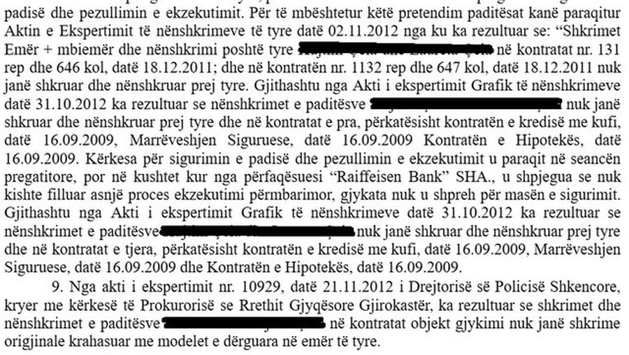 Kreditë me letra false kthehen në 'makth', “Raiffeisen