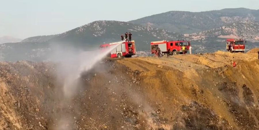 Situata në landfillin e Elbasanit! Reagon Bashkia: 95% e zjarrit