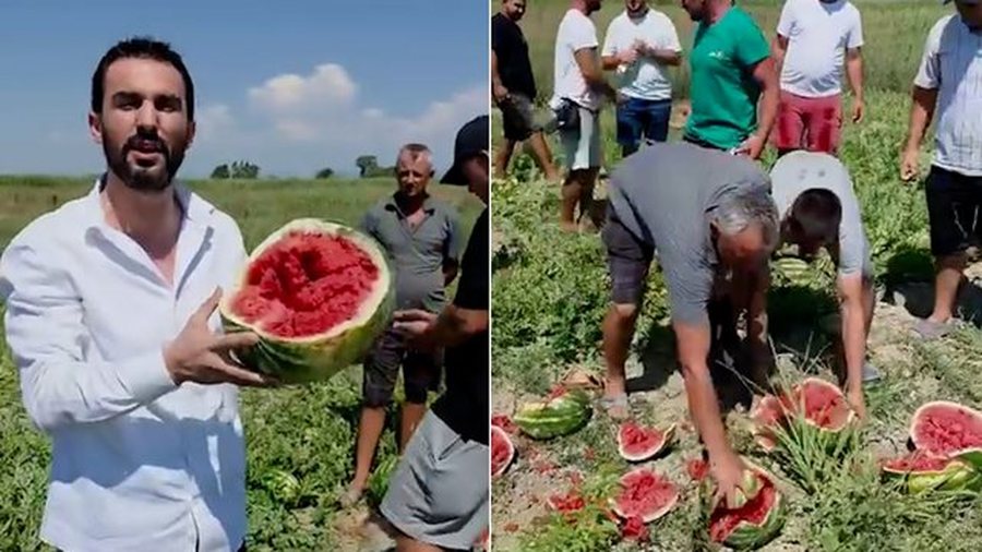 Adriatik Lapaj e nis ofensivën politike me hedhjet e shalqive në