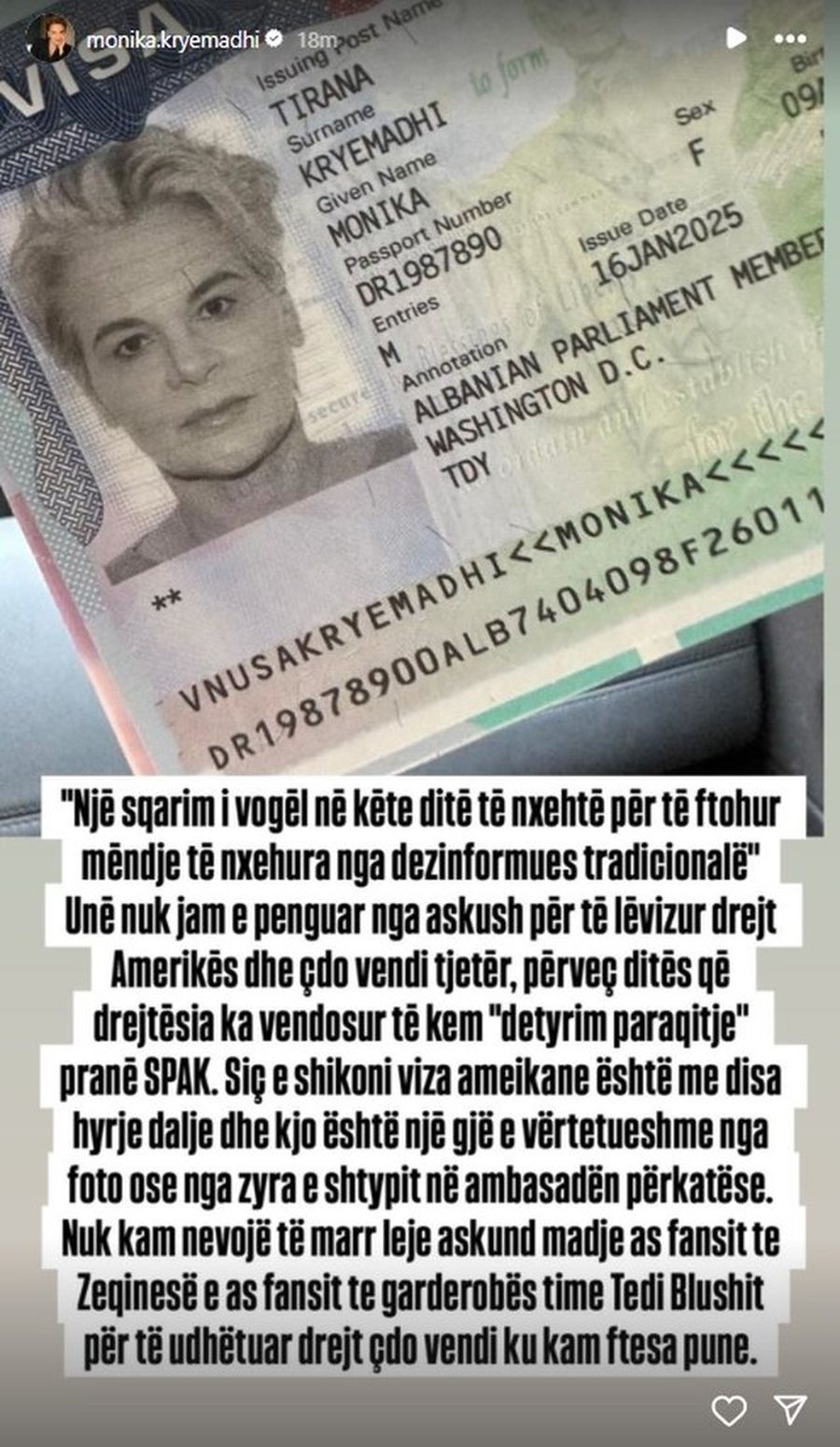 'Plas' mes ish-çiftit! Kryemadhi: S'më intereson