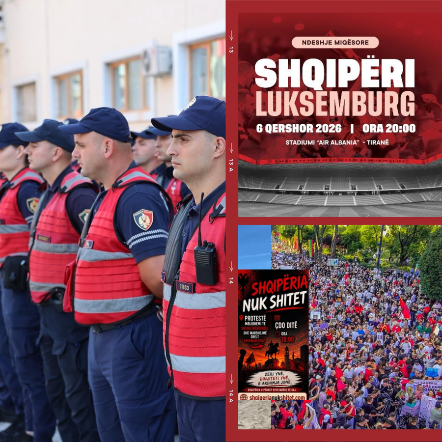 Protest&euml; dhe ndeshje, policia "blindon" kryeqytetin